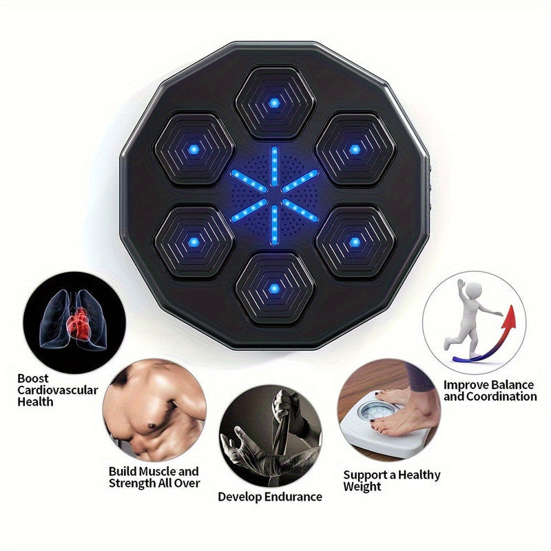 NNETM Smart Wall-Mounted Boxing Trainer with Gloves V728-TM23156