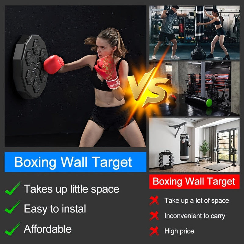 NNETM Smart Wall-Mounted Boxing Trainer with Gloves V728-TM23156