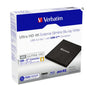 Verbatim External Slim Blue-ray Writer Ultra HD 4K Type-C Connection, USB 3.1 Gen1. Includes Nero Burning V729-U-USV-43888