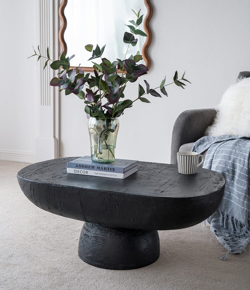 BLACK IS BACK CEMENT COFFEE TABLE V742-60955BLAC