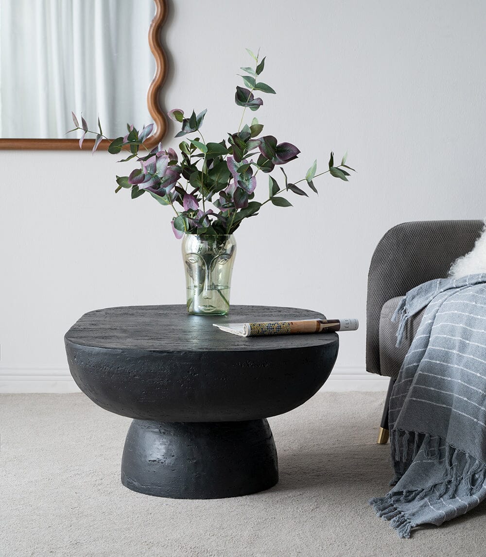 BLACK IS BACK CEMENT COFFEE TABLE V742-60955BLAC