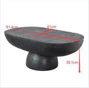 BLACK IS BACK CEMENT COFFEE TABLE V742-60955BLAC