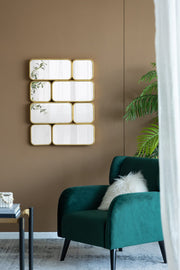 GOLDEN EYE WALL MIRROR V742-83475DS