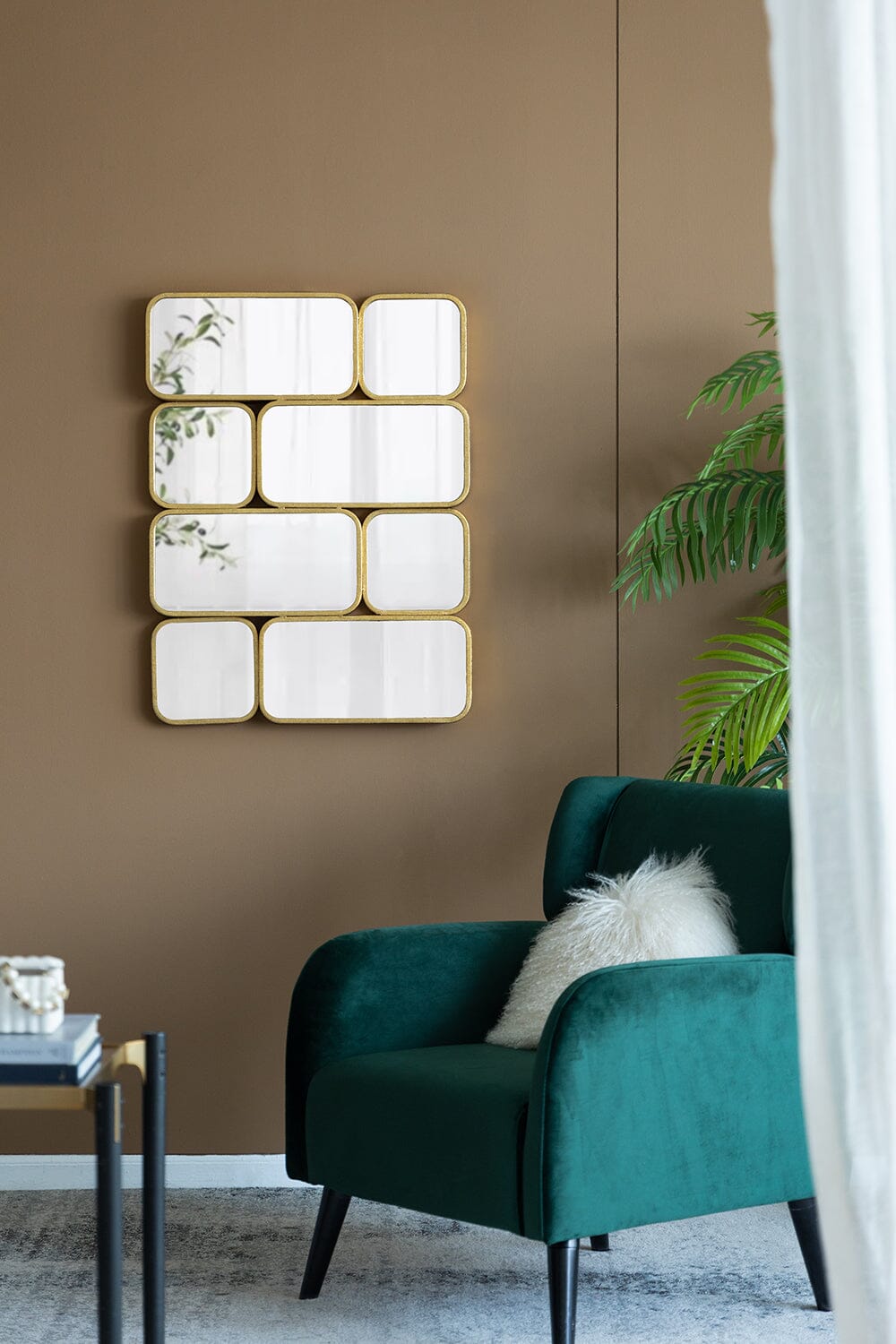 GOLDEN EYE WALL MIRROR V742-83475DS