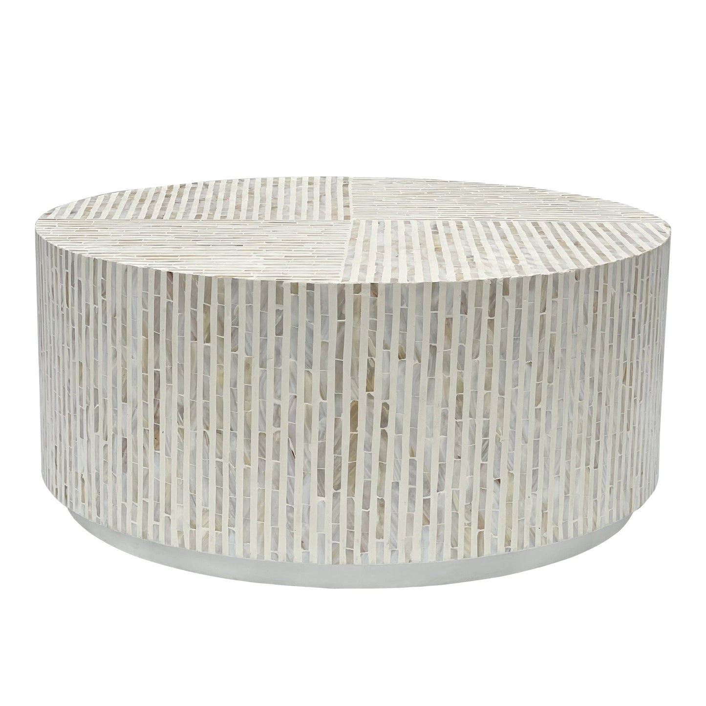 PURIST MOTHER OF PEARL HAND MADE COFFEE TABLE V742-FEH1