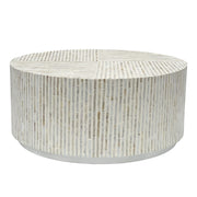 PURIST MOTHER OF PEARL HAND MADE COFFEE TABLE V742-FEH1