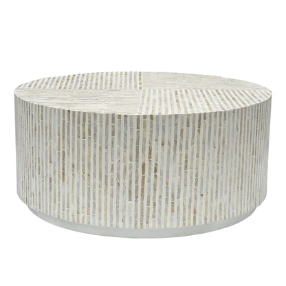 PURIST MOTHER OF PEARL HAND MADE COFFEE TABLE V742-FEH1