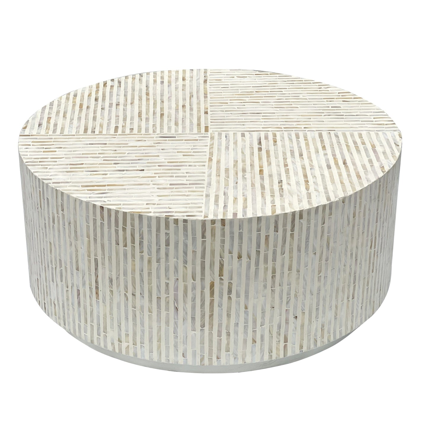 PURIST MOTHER OF PEARL HAND MADE COFFEE TABLE V742-FEH1
