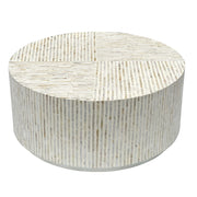 PURIST MOTHER OF PEARL HAND MADE COFFEE TABLE V742-FEH1