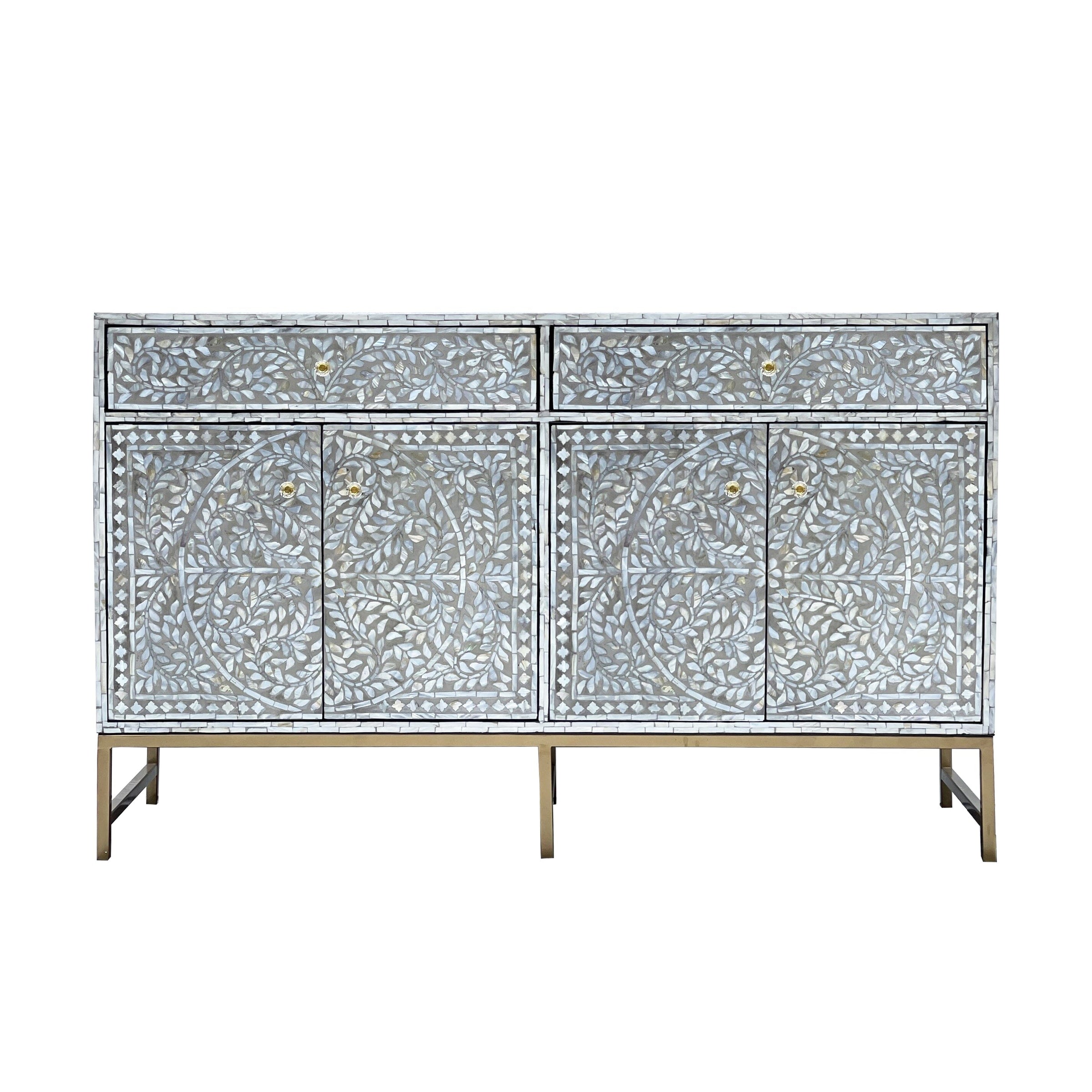 MOTHER OF PEARL HAND MADE SWISH SIDEBOARD V742-FEH10