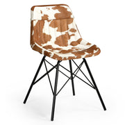 EAMES STYLE COWHIDE CHAIR V742-M10148