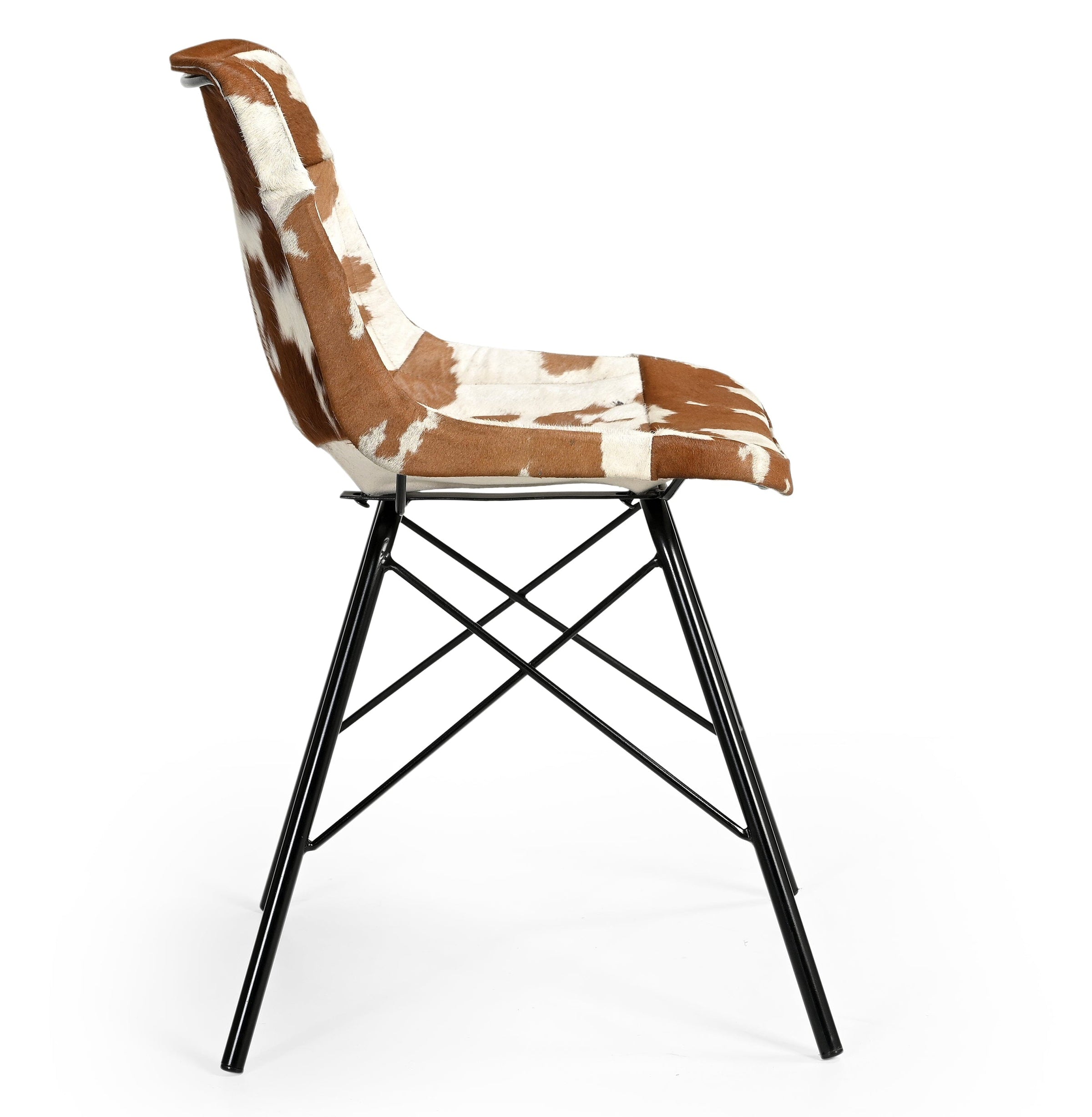 EAMES STYLE COWHIDE CHAIR V742-M10148