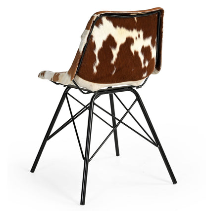 EAMES STYLE COWHIDE CHAIR V742-M10148