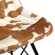 EAMES STYLE COWHIDE CHAIR V742-M10148