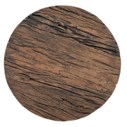 INVERTED WOOD AND IRON SIDE TABLE V742-M10386