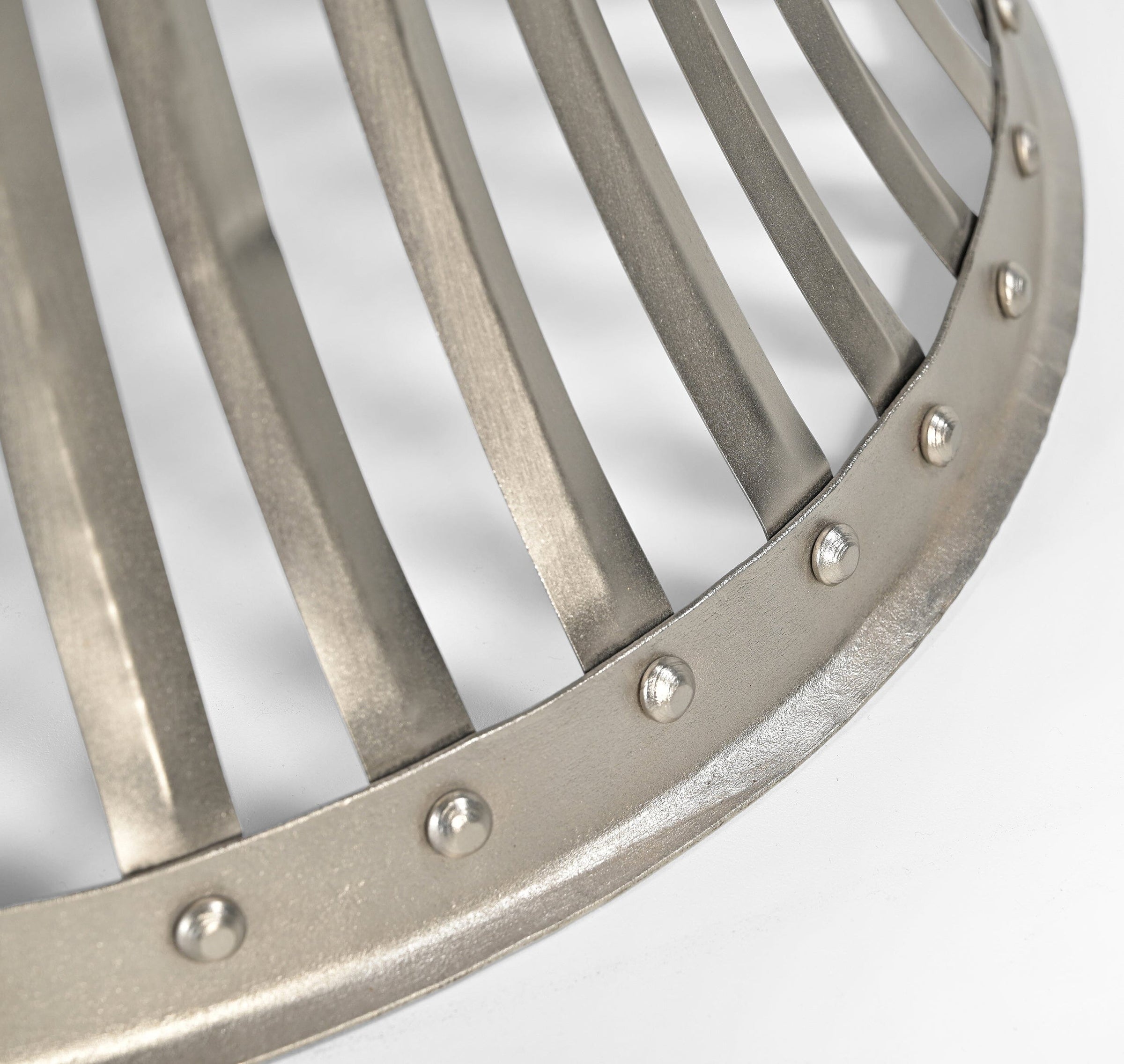 INVERTED WOOD AND IRON SIDE TABLE V742-M10386