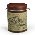CYCLINDRICAL BICYCLE OTTOMAN V742-M15196