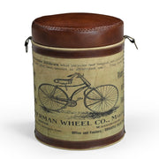 CYCLINDRICAL BICYCLE OTTOMAN V742-M15196