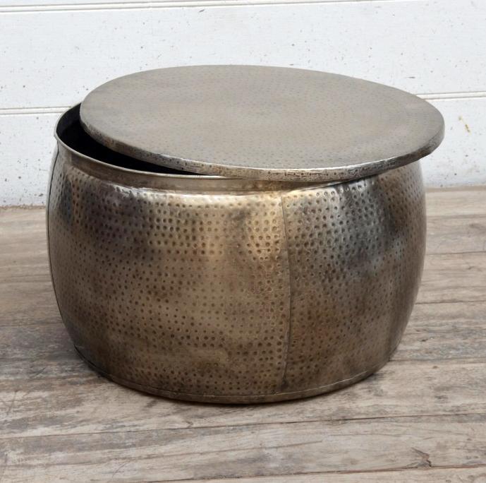 OPEN TOP HAND FORGED METAL COFFEE TABLE V742-M21341