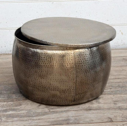 OPEN TOP HAND FORGED METAL COFFEE TABLE V742-M21341
