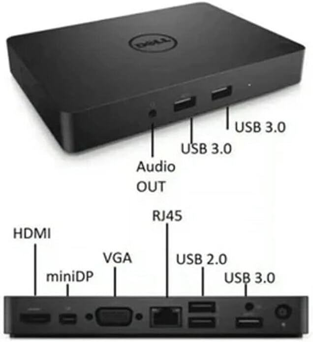 (Refurbished) WD15 USB-C 4K FHD HDMI Docking Station (K17A) V743-DX020