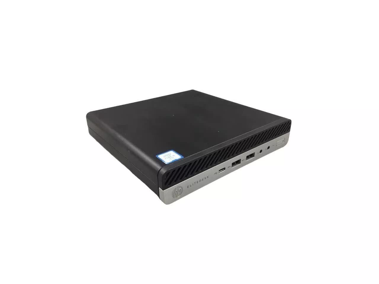 (Refurbished) HP EliteDesk 800 G4 SFF - Intel Core i5-8500T, 16GB RAM, 256GB SSD, Windows 11 Pro V743-DX474