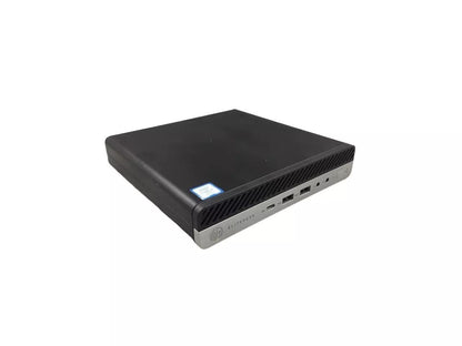 (Refurbished) HP EliteDesk 800 G4 SFF - Intel Core i5-8500T, 16GB RAM, 256GB SSD, Windows 11 Pro V743-DX474