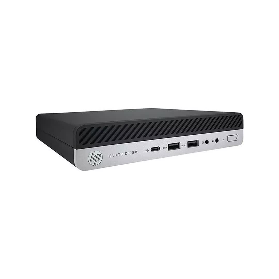 (Refurbished) HP EliteDesk 800 G5 SFF - Intel Core i5-9500T, 16GB RAM, 256GB SSD, Windows 11 Pro V743-EA205