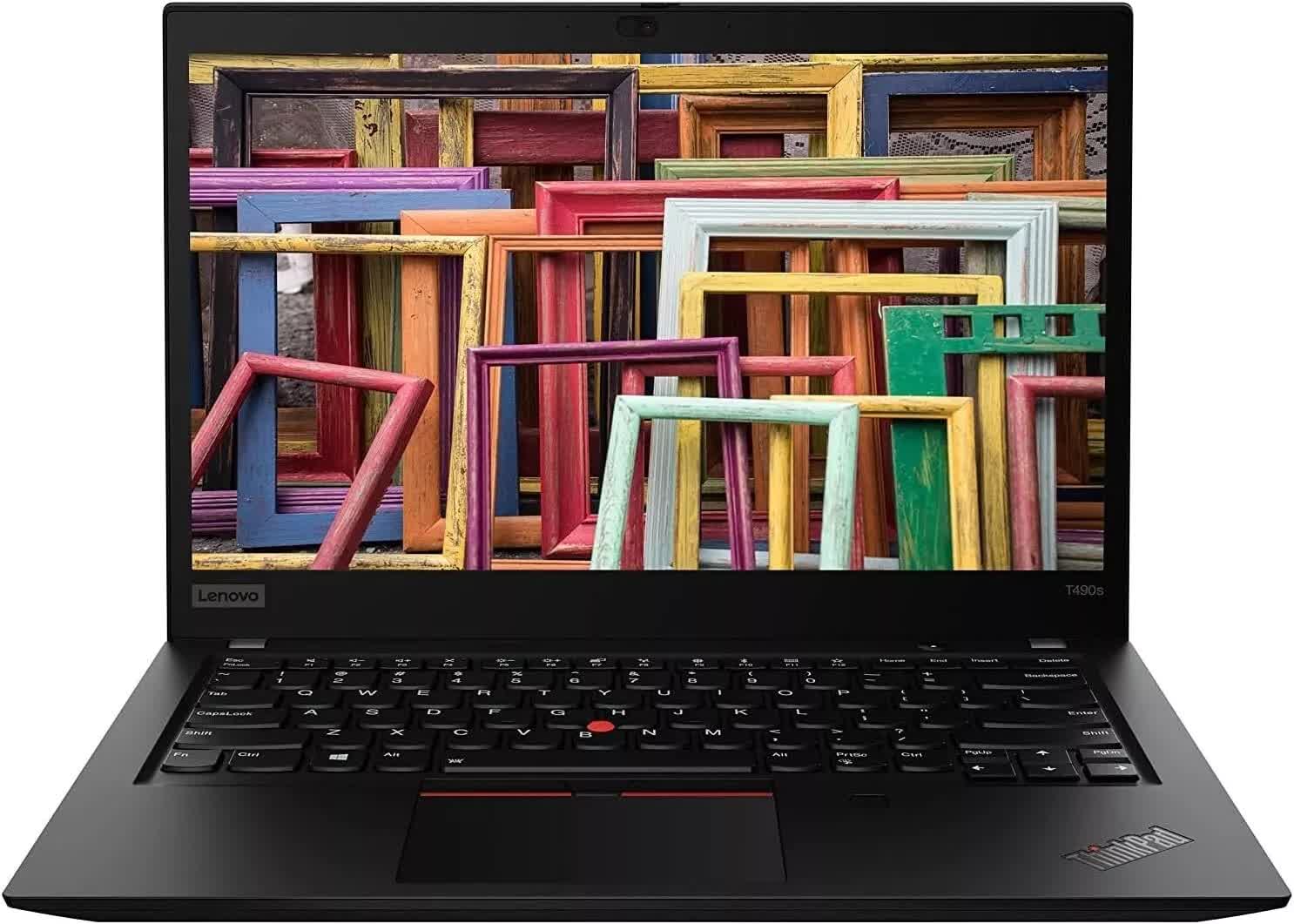 (Refurbished) Lenovo ThinkPad T490s Laptop -14" Display Intel Core i5-8265U 16GB RAM 256GB SSD Windows 11 Pro V743-J9566