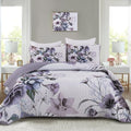 Romantic Wildflower Soft Cozy 3 Pc Bedspread & Pillow Cover Set V745-AC080301Q13U