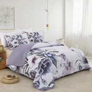 Romantic Wildflower Soft Cozy 3 Pc Bedspread & Pillow Cover Set V745-AC080301Q13U