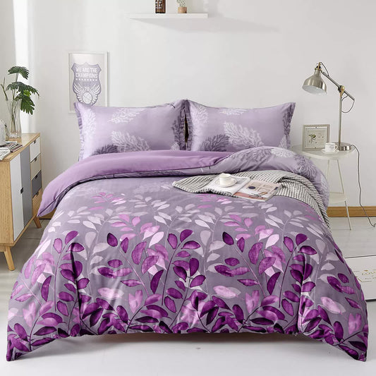 Soft Haven 3-Piece Duvet Cover Set - Long-Lasting Comfort-King V745-AQ081614K3