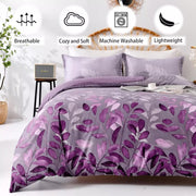 Soft Haven 3-Piece Duvet Cover Set - Long-Lasting Comfort-King V745-AQ081614K3