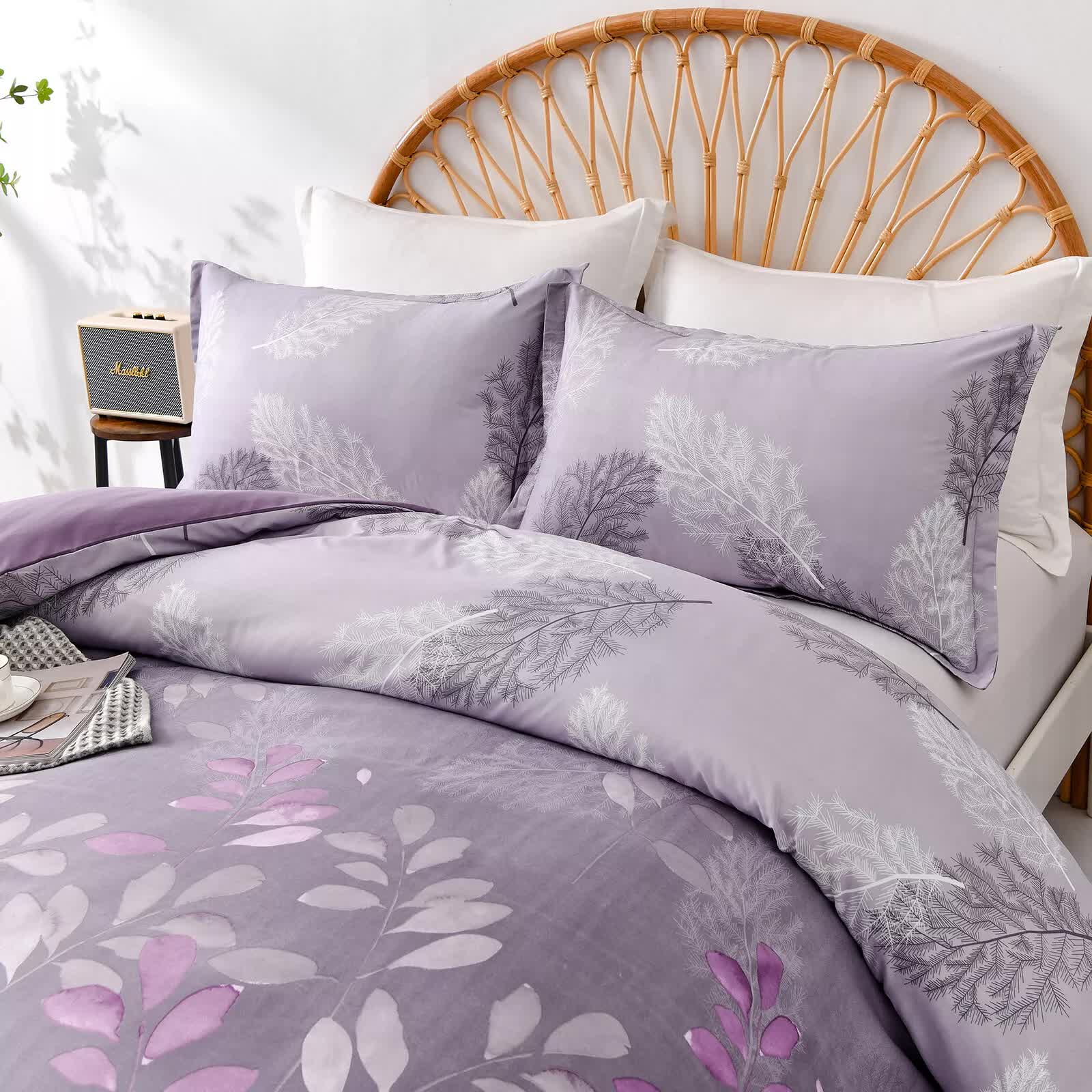 Soft Haven 3-Piece Duvet Cover Set - Long-Lasting Comfort-King V745-AQ081614K3