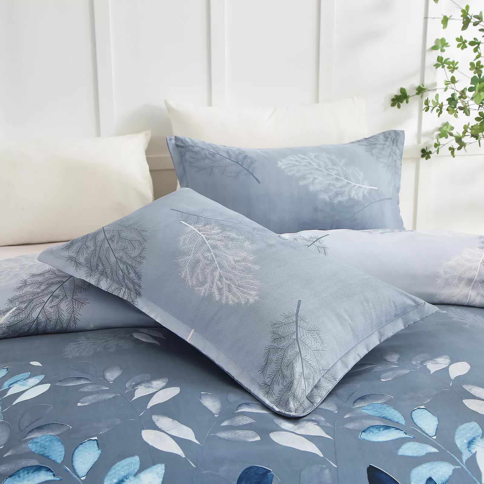 Timeless Design Plaid Duvet Cover Set - Lightweight-King V745-AQ081617K3