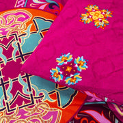 Aesthetic Glow Floral 3-Piece Comforter Set with Matching Shams V745-MAB010185AJ3