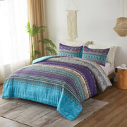 Boho Glow Teal Bedding - 3-Piece Comforter Set for Relaxed Spaces V745-MAB010449AJ3