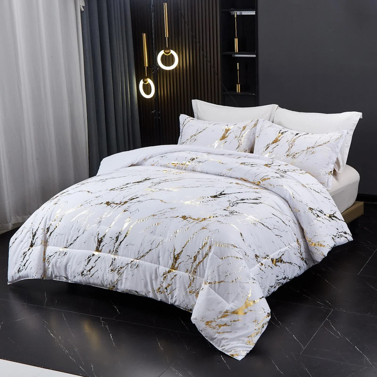 Cloud Rest Bedding Collection - Minimal 3-Piece Comforter V745-MAB010510AJ3