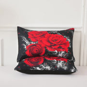 Chill Haven Red Rose 3-Piece Comforter Bundle - Relax & Recharge Style V745-MAB010691AJ3