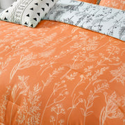 Charming Autumn Warm oranage 3 Pc Comforter & Pillow Cover Set V745-MAB010697AJ3