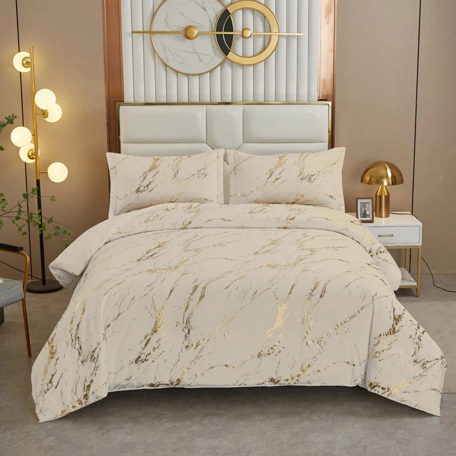Coastal Drift apricot Comforter Bundle - Breezy 3-Piece Bedding V745-MAB010721AJ3