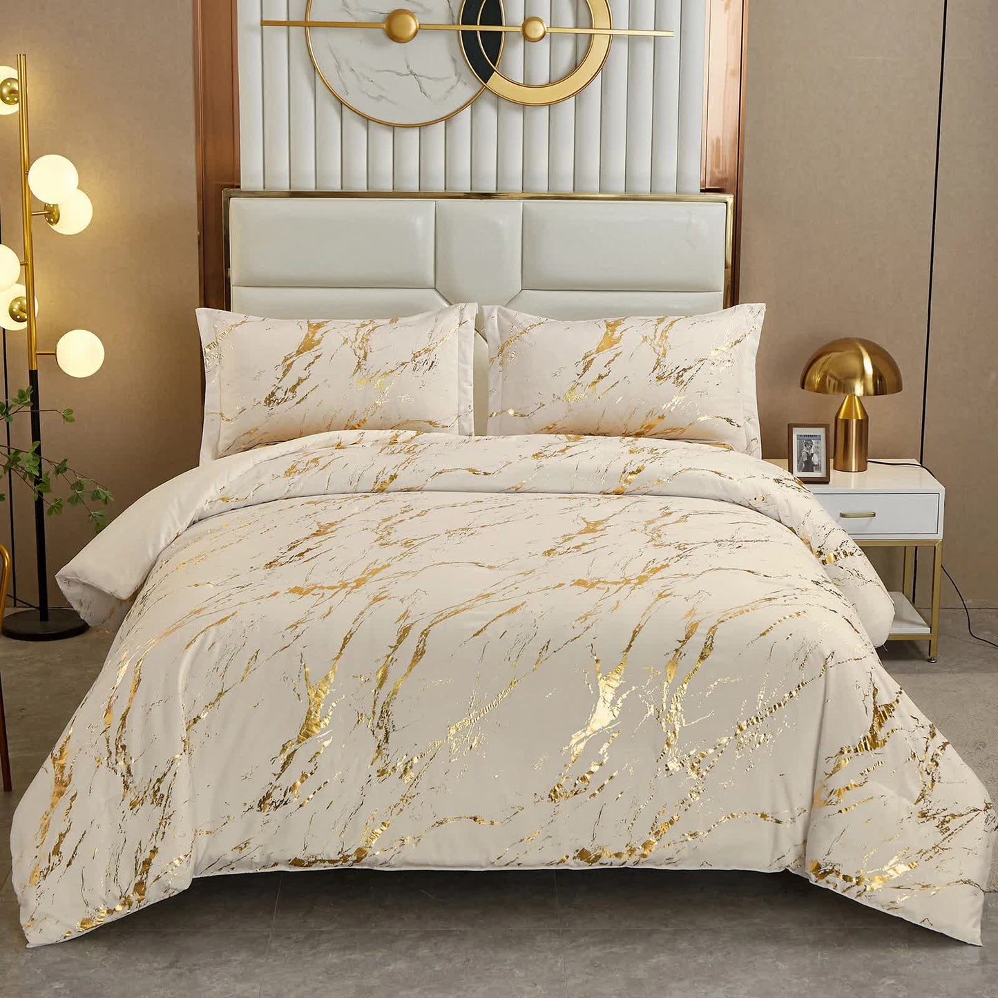 Coastal Drift apricot Comforter Bundle - Breezy 3-Piece Bedding V745-MAB010721AJ3