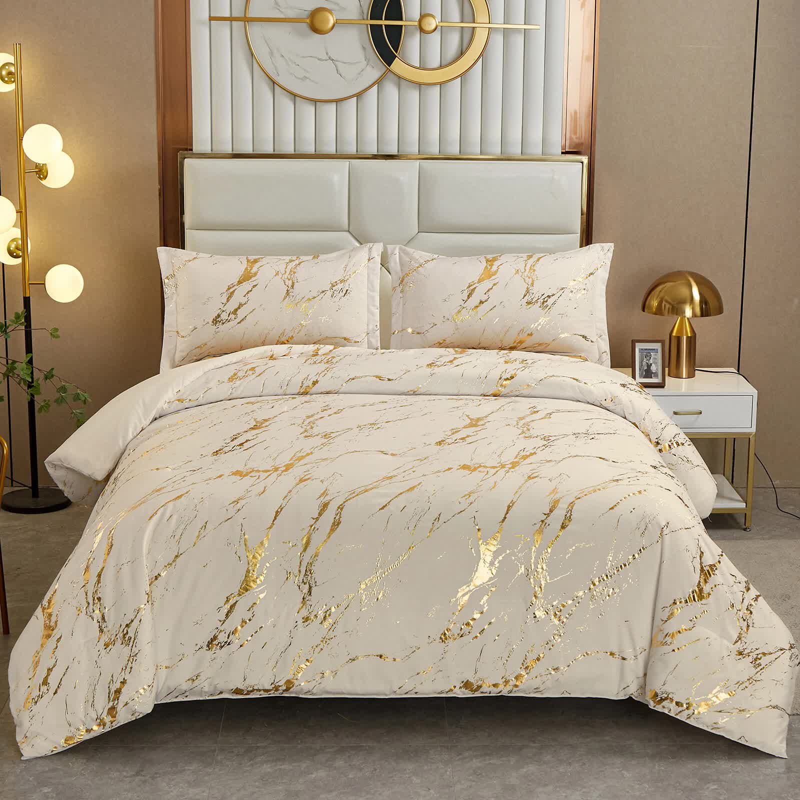 Coastal Drift apricot Comforter Bundle - Breezy 3-Piece Bedding V745-MAB010721AJ3