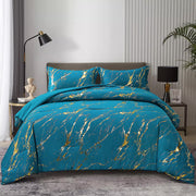 Cozy Cloud 3 Teal -Piece Comforter Bundle - Instagram-Ready Bedroom V745-MAB010753AJ3