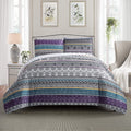 Whimsical Winter Frosty Elegant 3 Pc Comforter & Pillow Cover Set V745-MAB010758AJ3