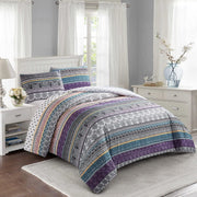 Whimsical Winter Frosty Elegant 3 Pc Comforter & Pillow Cover Set V745-MAB010758AJ3