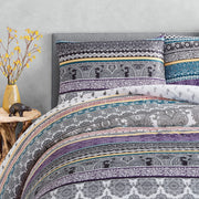 Whimsical Winter Frosty Elegant 3 Pc Comforter & Pillow Cover Set V745-MAB010758AJ3