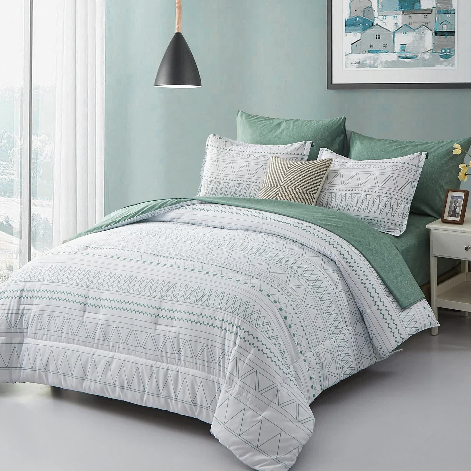 Boho Vibes Bedding Set - 3-Piece Comforter & Pillow Covers V745-MAB010772AJ3