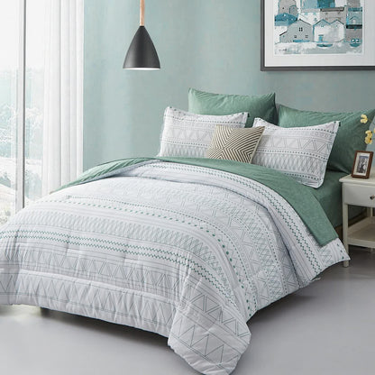 Boho Vibes Bedding Set - 3-Piece Comforter & Pillow Covers V745-MAB010772AJ3