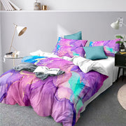 Marble Comforter Set, King Size, Quilted Soft Microfiber Bedding for All Seasons V745-MAB010776AJ3